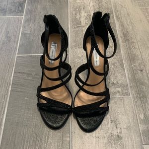 INC International Concepts Regann 2 Black scrappy sandals